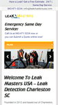 Mobile Screenshot of leak-detection-charleston-sc.com